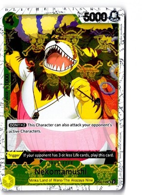 Nekomamushi Jolly Roger  OP06-110 Premium Booster -The Best- One Piece Foil LP