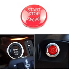Red Replacement Start Engine Button Parts fit For BMW 3 Series E90 320i 325I
