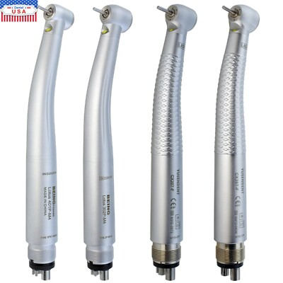 #ad COXO Dental LED Handpiece High Speed E generator Self Power Turbine 4 Hole NSK $48.99