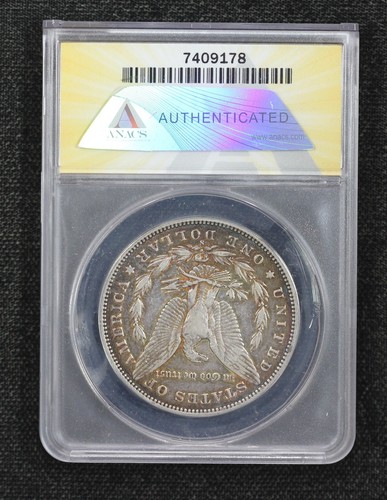 1896-S Morgan Dollar ANACS XF-45 Details Cleaned 3WPF - Picture 3 of 5