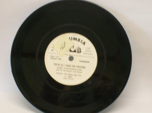 HUGO WINTERHALTER -- You're All I Want For CHRISTMAS (MICROGROOVE 45) LIKE NEW