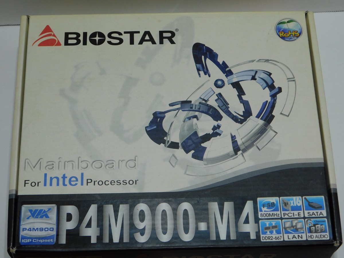 Biostar Motherboard P4M900-M4 DDR2 533/667 LGA 478 VIA P4M900 MATX