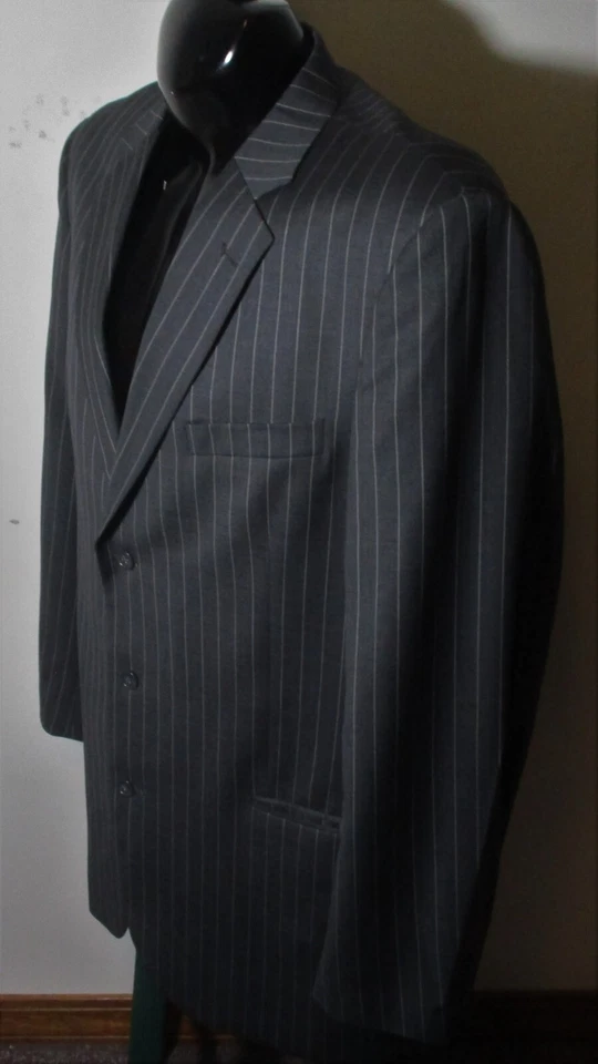 40 Reg. Blazer Traje Chaqueta EMANUEL UNGARO Negro Lana Talla 40 Reg. Foto 4 de 4