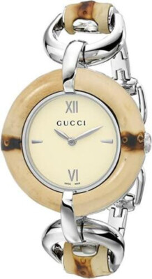 Gucci YA132404 Special Edition Bamboo & Stainless Steel  display picture 2