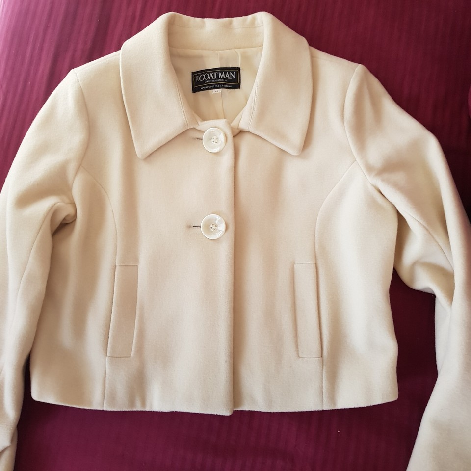 The CoatMan jacket Made in Australia 70% Wool 10% Cashmere 20% Polyamide