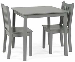 tot tutors wood table and chair set