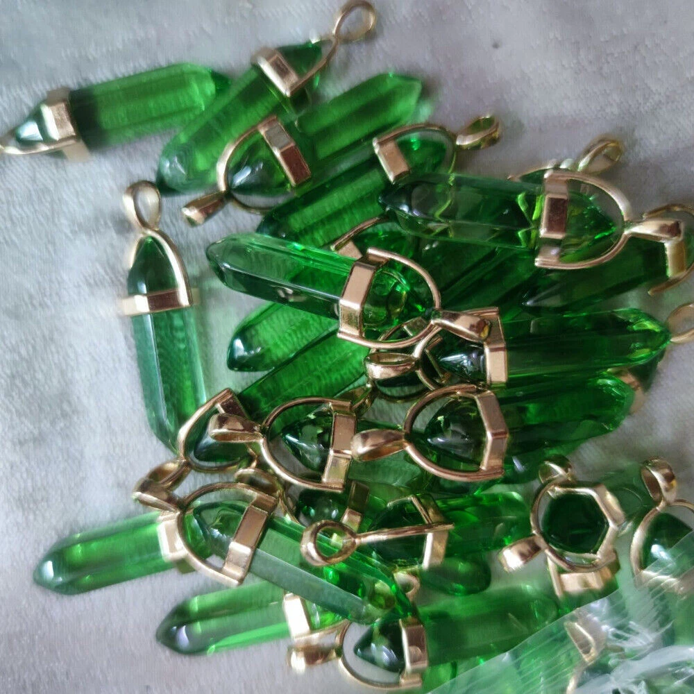 Green glass deals stone