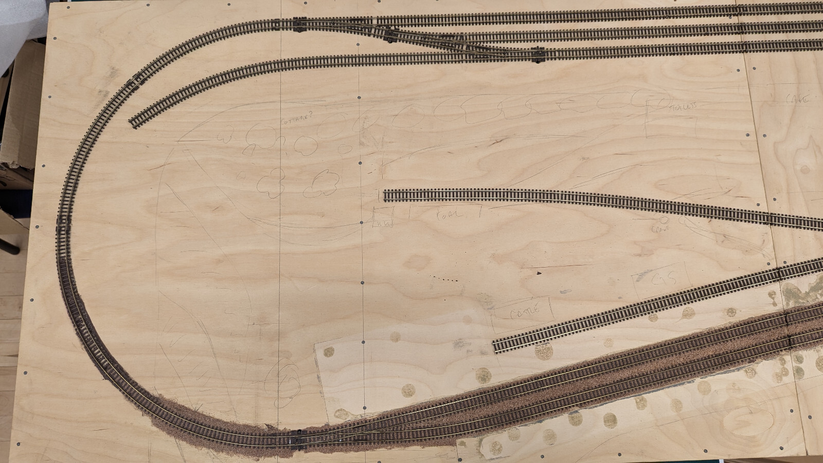 N Gauge model railway layout professional build point motors