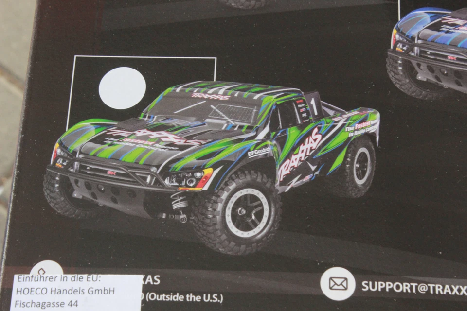 Traxxas TRX 68386 Green Slash 4x4 VXL Clipless 1:10 Short-Course New OVP Green - Image 2 of 4