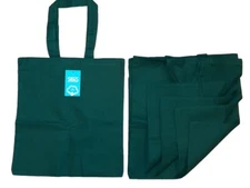 LOT 5 SIMPLY GREEN SOLUTIONS ECO SMART GREEN REUSABLE TOTES GROCERY SHOPPING BAG