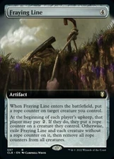 x1 Fraying Line - Extended Art R MTG Commander Legends: Battle for Baldur's Gate