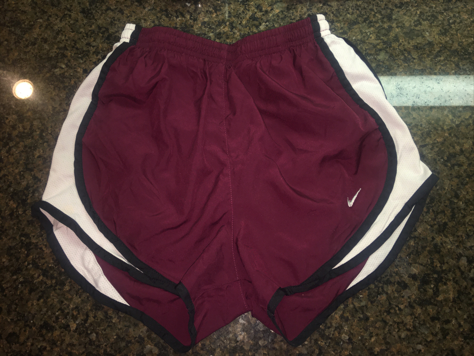 maroon nike shorts womens