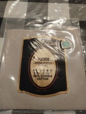 MCG Textiles Ivory 14 Count Aida Cross Stitch 100 Combed Cotton Fabric 12" x 18