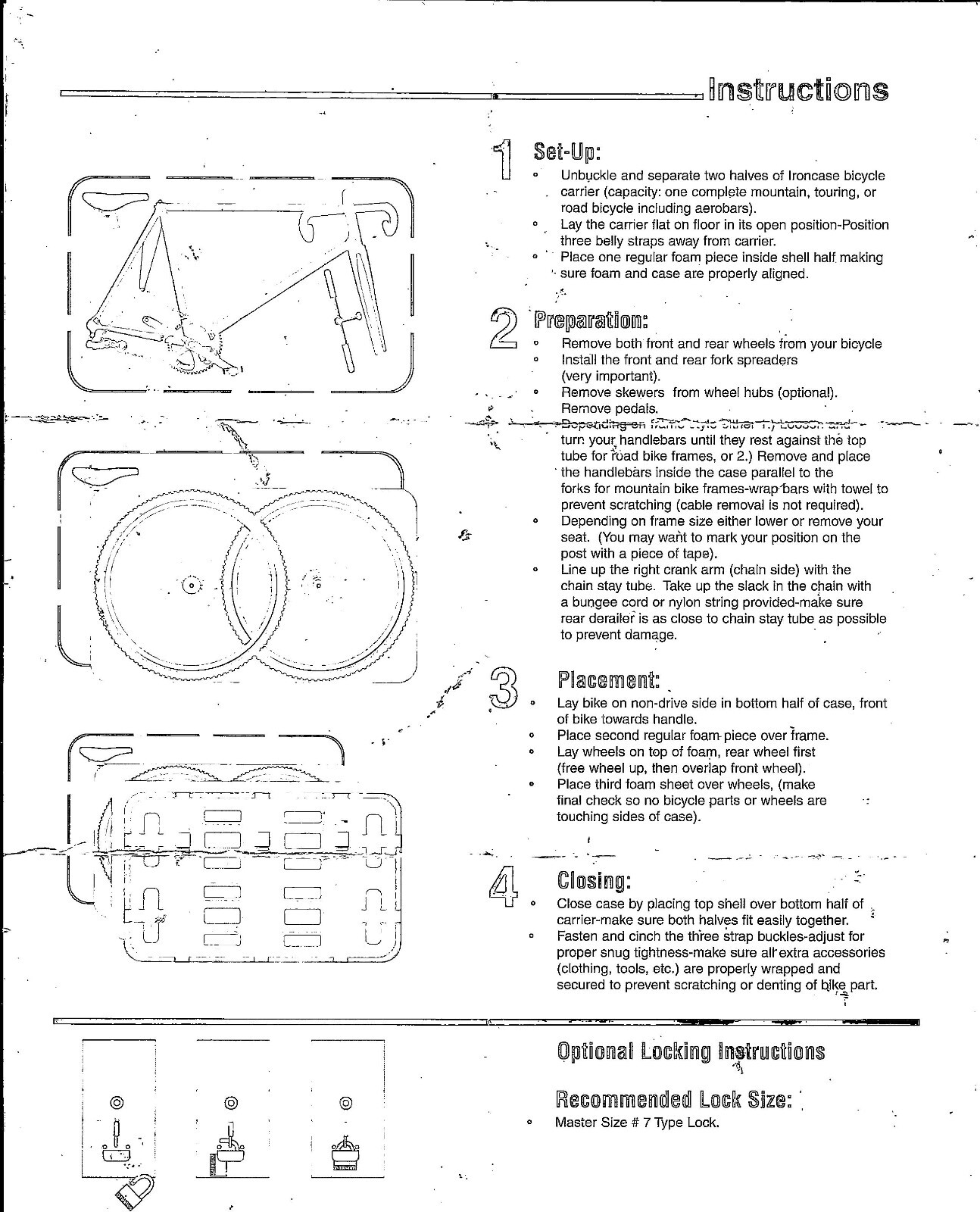 Trico Sports Iron Case Bike Shipping & Travel Case Local Pickup OR