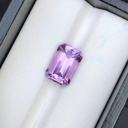 Natural 5 Ct Brazilian Lavender Amethyst Octagon Cut Loose Gemstone for Jewelry - Picture 8 of 11