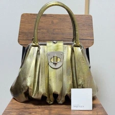 Authentic Alexander McQueen Vintage Hand Bag Elvie Enamel