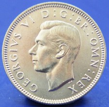 1937 KING GEORGE VI SILVER SHILLING  NR/ UNCIRCULATE / SNIFF'S ANCIENT COINS T-7