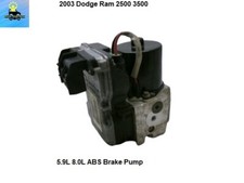 52010149AE 2003 Dodge Ram 2500 3500 5,9 L 8,0 L ABS bomba de freno antibloqueo