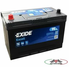 BATTERIA PER AUTO 12V 95 AH POSITIVO A SX 720A SPUNTO EXIDE PAJERO 2.5 TD EB955