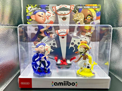 Amiibo Splatoon 3 Deep Cut Surimi union Frye Big Man Shiver Set