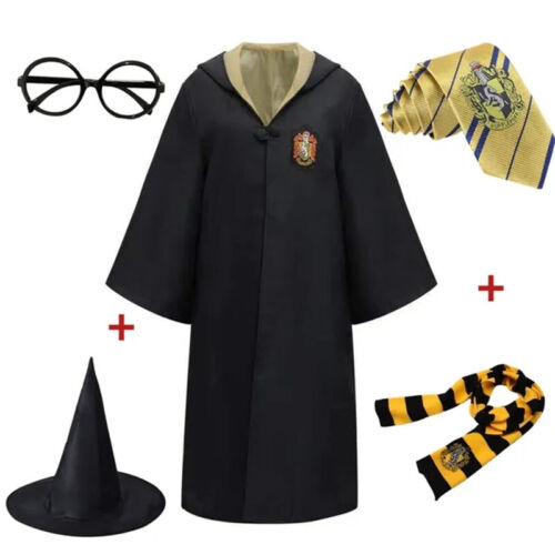 Bata de Harry Potter Capa de Hogwarts Disfraz de Halloween Bata Mágica Rendimiento - Imagen 4 de 33