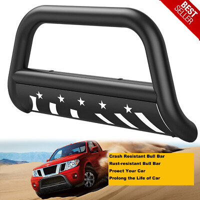 Bull Bar Front Bumper Fit for 2004-2023 F150 Grille Guard Brush Guard Push Bar