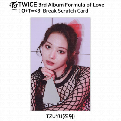 TWICE 3rd Album Formula of Love : O+T= 3 Official Photocard
