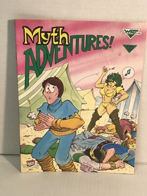 Myth Adventures Comic Magazine #6 Warp Graphics 1985 vtg comic v4165