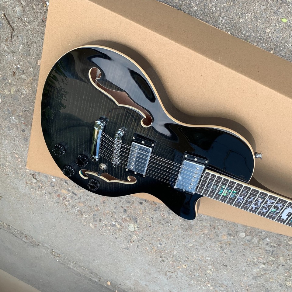 12 Stringf hole Electric Guitar Rosewood Fingerboard Maple Neck in ...