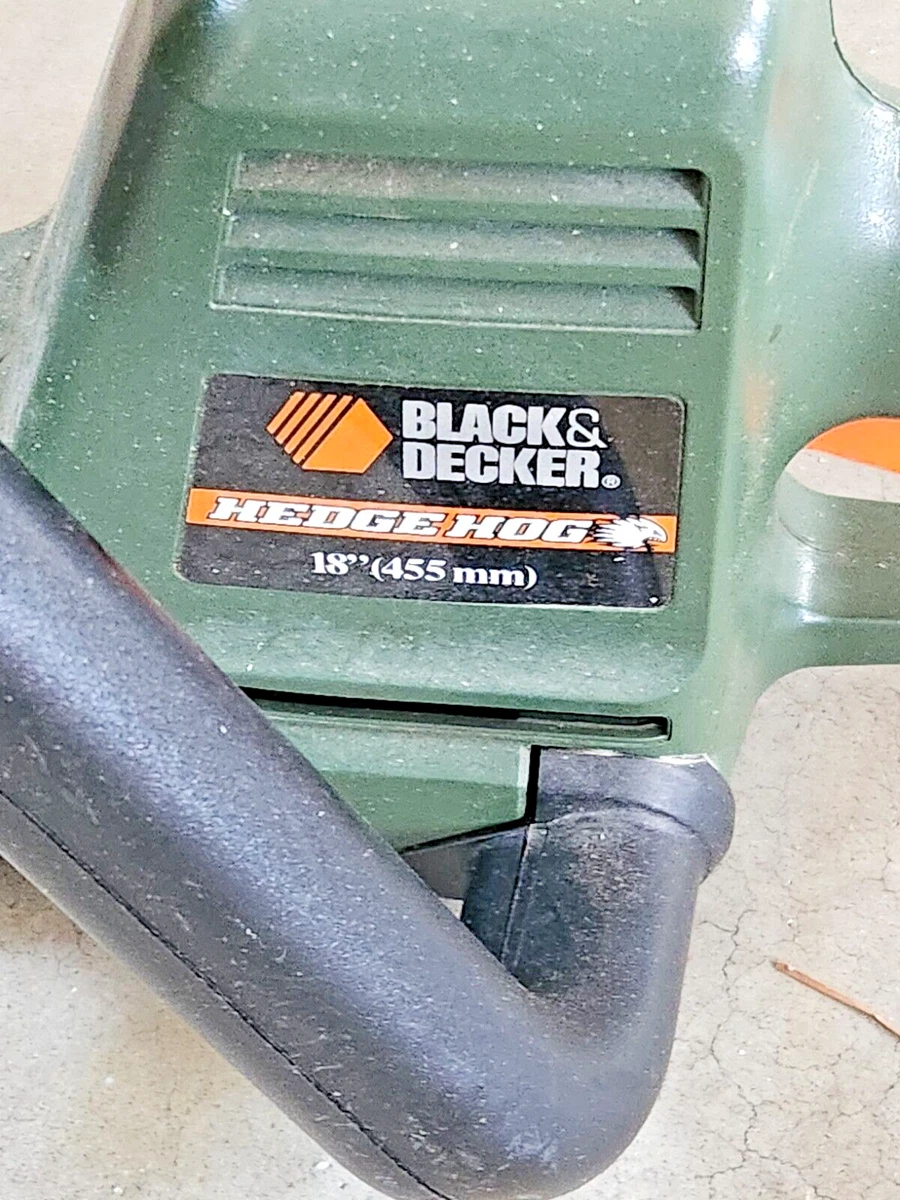 Black and decker 18 2024 inch electric hedge trimmer