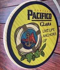 Pacifico Clara Double Sided Pub Sign