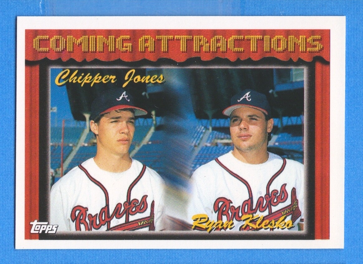 1994 Topps #777 Chipper Jones/Ryan Klesko Coming Attractions