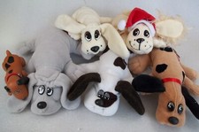 Vintage Pound Puppies Newborn Plush Dog Lot Galoob  Tonka Mixed Years  Styles