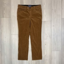 Democracy Women's 12 Corduroy Pants Brown "Ab"solution Straight Leg Stretch