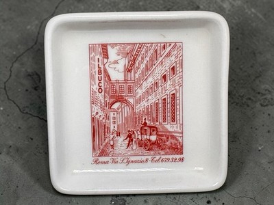 1970s Richard Ginori Italy Ashtray Dish Il Buco Restaurant Rome 4 