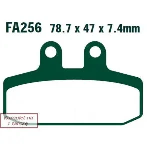 Plaquettes de frein FA256 EBC Brakes pour HONDA APRILIA - Photo 1/4