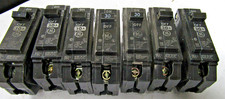    7 GE GENERAL ELECTRIC 30 AMP CIRCUIT BREAKER 1 POLE 240 VAC THQL1130 LOT OF 7