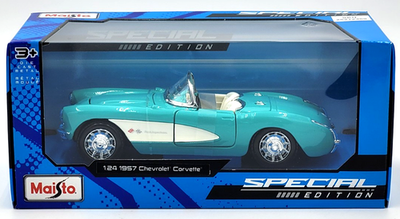 Maisto 1957 Chevrolet Corvette Special Edition 1:24 Diecast | eBay