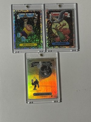 Garbage Pail Kids Parallel Lot Refractor & Serial Numbered Dirty Birdie Jim