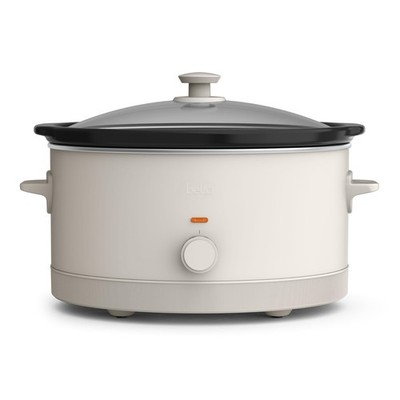 6.0 Qt Manual Slow Cooker Ceramic Nonstick Coating 3 Temp Settings Oat