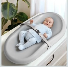 Soft Non-Slip Diaper Changing Pad with Adjustable Safety Belt - Easy Clean