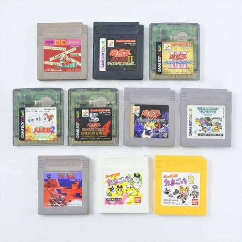 Lot of 10 Gameboy and Color Cartridge Only Nintendo 0772 gbc