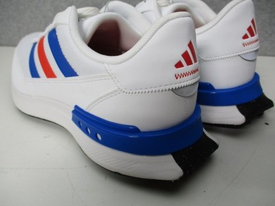 Adidas S2G SL Boa 24 Mens Sz 11.5 White Blue Golf Shoes Quick Lace
