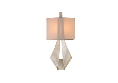 Kalco 501122PS Barrymore 1 Light ADA Wall Sconce Pearl Silver