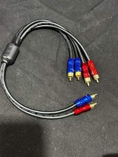 KK-A3.5to4 HiFi Cable 3.5mm Male to 4-Male RCA Audio Adapter and stereo splitter