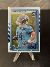 GUNNAR HELM RC 2025 Donruss Optic Football  NFL Rated Rookie #294