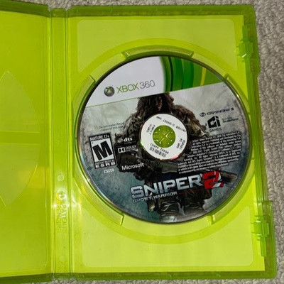 Sniper: Ghost Warrior 2 (Microsoft Xbox 360, 2013) Tested NO TRACKING Disc Only