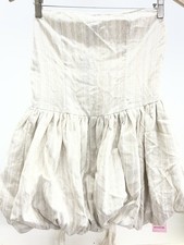 PrettyLittleThing Women's NWT Beige Textured Bubble Dress Size 6