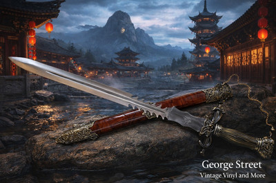 25'' Fantasy Medieval Chinese Dynasty Knife   A Collector s and Cosplayer s Dream
