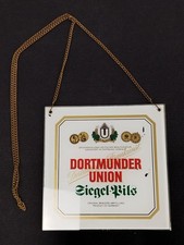 Brauerei Emblem Schild Zapfhahnschild - Dortmunder Union / Siegel Pils